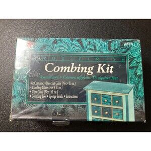 VINTAGE PLAID FAUX FINISH COMBING KIT WATERBASE 30076 NEW IN PACKAGE 1995